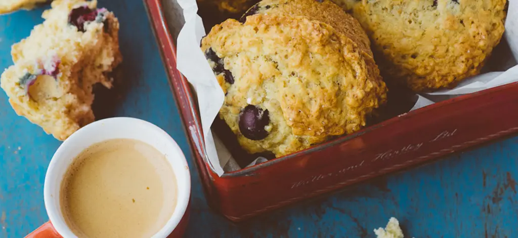 Muffins aux Myrtilles