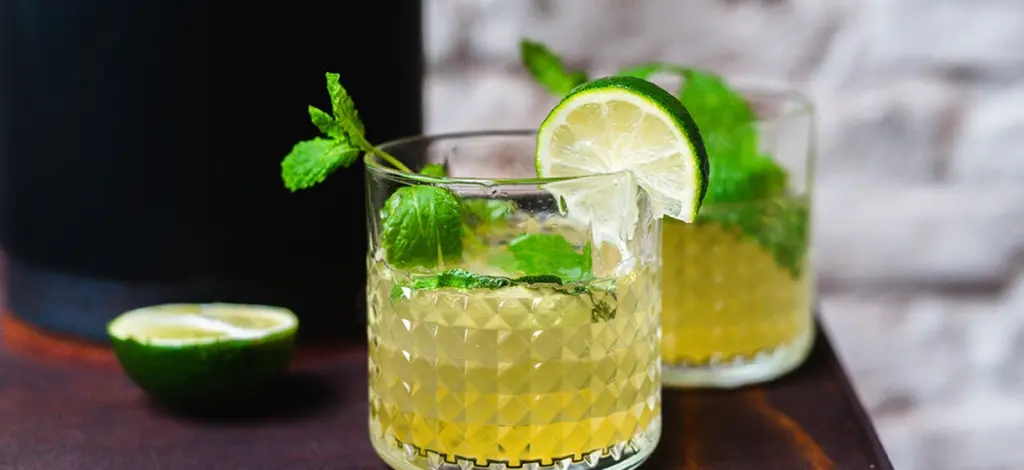 Tonic fruit de la passion, citron vert et menthe