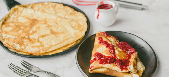 Crêpes-poires-framboises