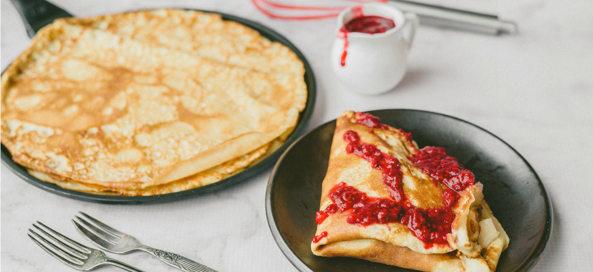 Crêpes-poires-framboises