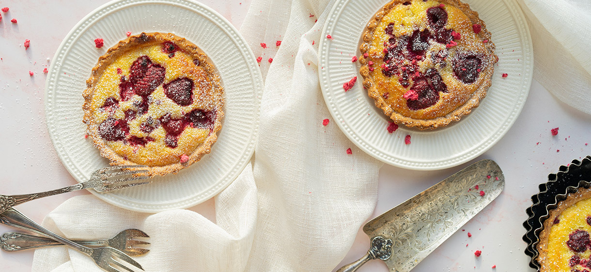 Tartelettes frangipane framboises