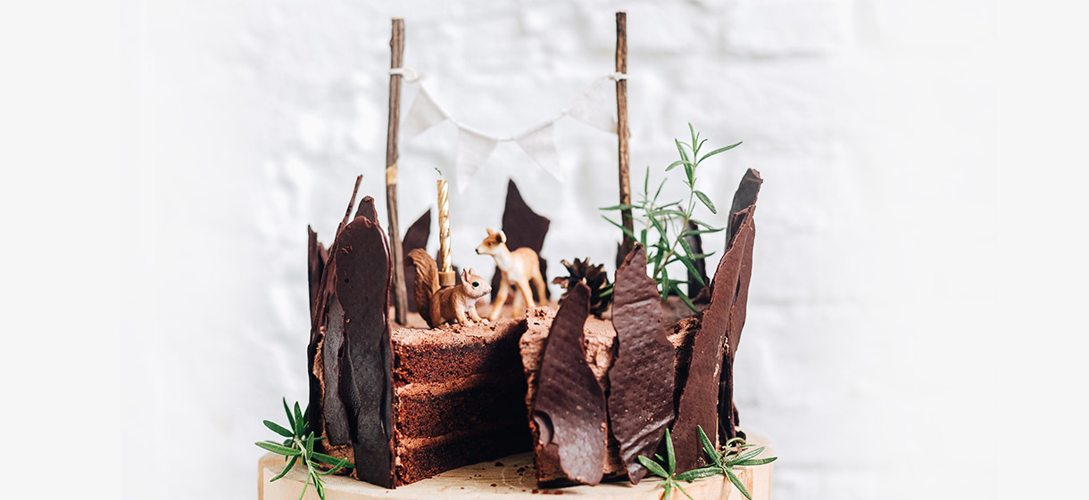 Cake au chocolat (vegan) des bois